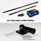 G128 - 6 Feet Tangle Free Spinning Flagpole (Black) Wisconsin Double Sided Brass Grommets Embroidered 3x5 ft (Flag Included) Aluminum Flag Pole